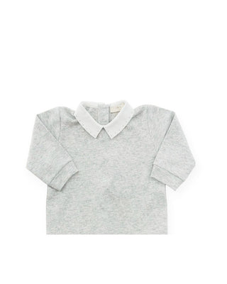 baby gi Tutina con collo in piquet BG50BM