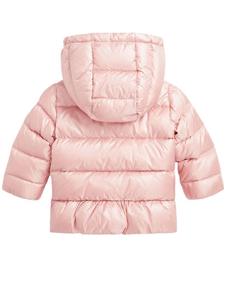 Polo Ralph Lauren Giubbino trapuntato rosa da neonata 310939675001