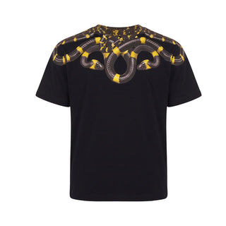 Marcelo Burlon T-shirt Nera Con Stampa F6CMJBTH022-110 Per Bambini