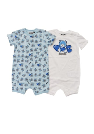 Moschino Romper mmy02p with clips on the shoulders