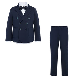 Emanuel Pris Abito Cerimonia Elegante Blu Da Bambino ESM0007R/B