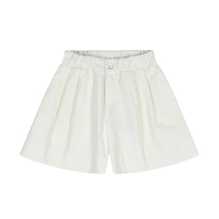 J.o Milano Shorts Bianchi In Velluto 2664N8-01 Per Neonata