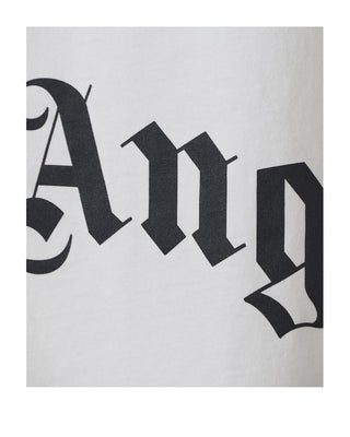 Palm Angels T-shirt con logo curved PMAA089S25JER0040310