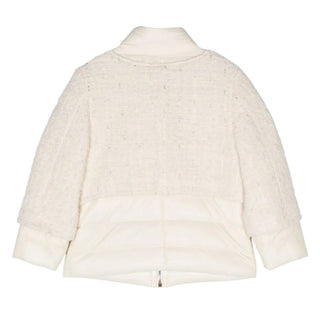 Balmain Giubbino in bi-tessuto con bottoni logati BT2A77-E0118 CON CERNIERA