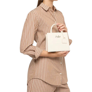 Mc2 Saint Barth Borsa Mini in pelle avorio SHBM0002-00499I