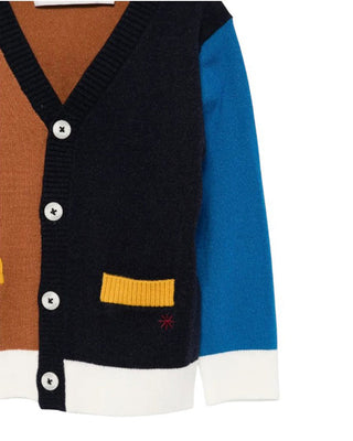 Manuel Ritz Maglia cardigan multicolor MR2714