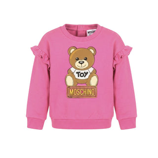 Moschino-Trainingsanzug mit Sweatshirt mit Rundhalsausschnitt und aufgesetztem Logo und Symbol MDK02K