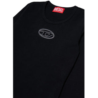 Diesel Body Nero A Maniche Lunghe J02929-KYA0L-K900 Per Bambina