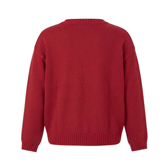 Il Gufo Cardigan In Lana Con Applicazioni A21GF368EM220B Per Bambina