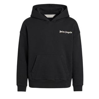 Palm Angels Felpa Nera Con Cappuccio F6PAJBHS011/110 Per Bambini