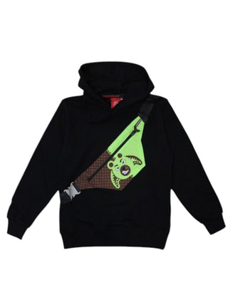 Sprayground Felpa Crossbody Money Bear Cut SPY1247E In Cotone