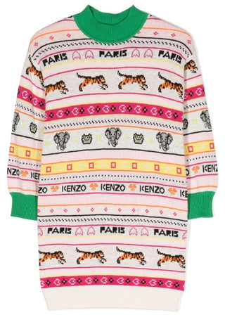 Kenzo Abito a manica lunga in maglia K12347