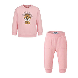 Moschino Tuta Sportiva In Cotone Per Neonati MUK03P