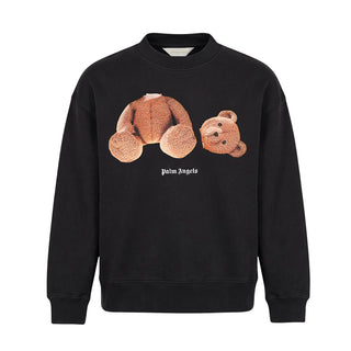 Palm Angels Felpa Nera Con Teddy F6PAJBSW060/110 Per Bambini