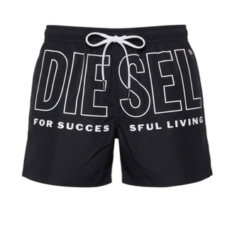 Diesel Boxer Mare Nero Con Logo Da Bambino J02699-KXBPB-K900