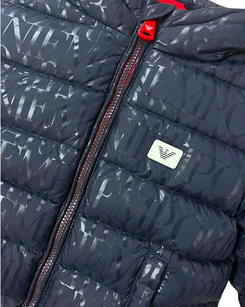 Armani gepolsterte Kapuzenjacke 6ZHB02 für Neugeborene