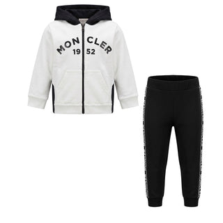 Moncler Tuta Sportiva In Cotone Per Neonato F29518M73020