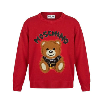 Moschino Maglia Girocollo Con Teddy Per Bambini HMW00T