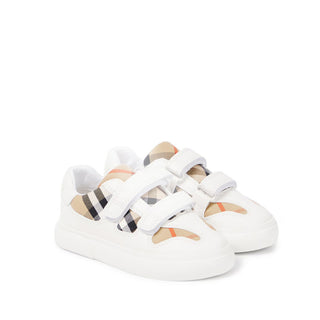 Burberry Sneakers con Applicazione Check 8089231 Unisex Junior