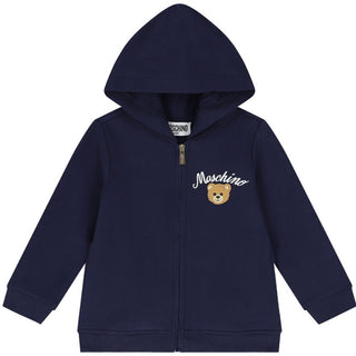 Moschino Zip-up Hooded Tracksuit with Logo MNK03N