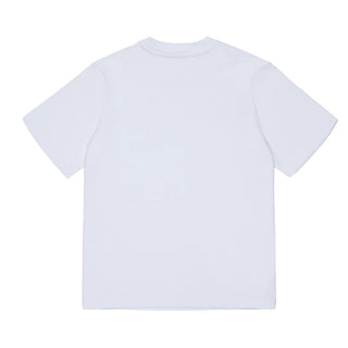 Dsquared2 T-shirt Bianca A Maniche Corte DQ3560-D0AJ1-DQ100 Per Bambini