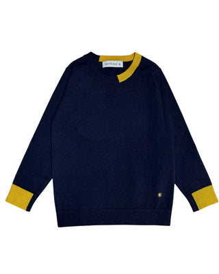 Manuel Ritz Maglia girocollo con simbolo MR2716