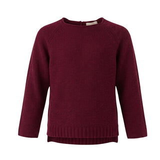 Maperò Maglia Bordeaux In Misto Lana M34368/32J Per Bambina