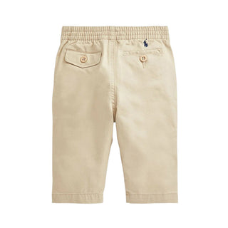Polo Ralph Lauren Pantaloni Beige In Gabardina Per Neonato 320855803001