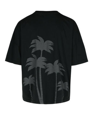 Palm Angels T-shirt oversize con stampa palme PMAA002S25JER0041313