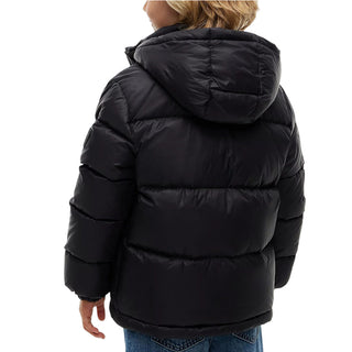 Tommy Hilfiger Piumino Trapuntato Nero KB0KB10091-BDSJ Per Bambini