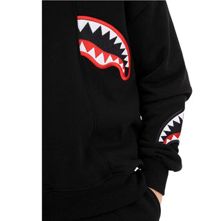 SPRAYGROUND Felpa Nera Con Cappuccio SPY1524G Per Bambini