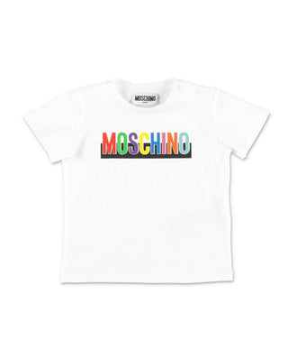 Moschino T-shirt girocollo con logo MUM02G