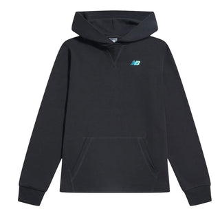 New Balance Felpa Nera Con Cappuccio E Stampa YT62K3E0-BK034 Per Bambino