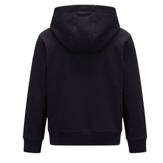 Moncler Felpa Nera Con Cappuccio L29548G00006-999 Per Bambini