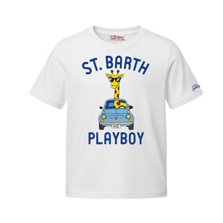 Mc2 Saint Barth T-shirt Denver Jr Con Stampa Giraffa DNV0001/01957L Per Bambino