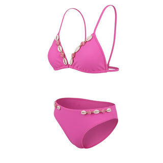 Selini Action By Eleni Balerba Bikini Fucsia Con Conchiglie Per Bambina SES0TRB20