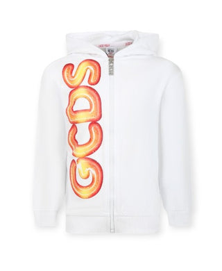 GCDS Felpa con zip e capppuccio DMF001