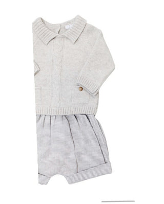 Doctor Kids Romper With Fake Pockets dk1641 In Wool