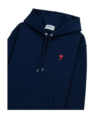 Amis Paris Felpa Con Cappuccio BRUSW235