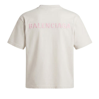 Balenciaga T-shirt Girocollo In Jersey Con Logo 85990/2420 Unisex