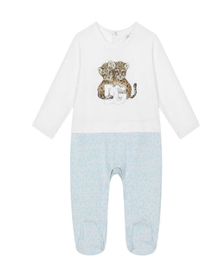 Dolce & Gabbana Pagliaccetto set tutina + cappellino + bavetta l1j06h