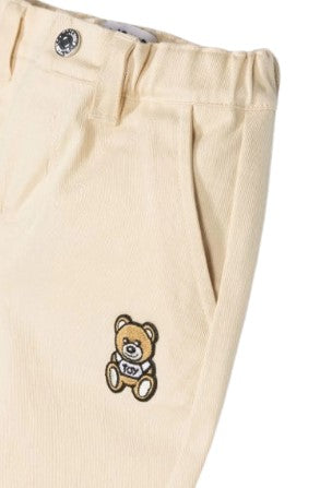 Moschino Pantaloni in cotone con simbolo MUP04J