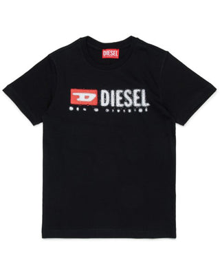 Diesel T-shirt in jersey con stampa logo J02475-00YI9