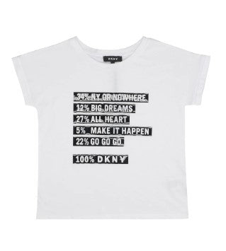 Dkny T-Shirt mit Rundhalsausschnitt D35Q54