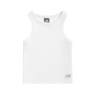 New Balance Canotta Bianca A Costine YT61L5FG-BWE078 Per Bambina
