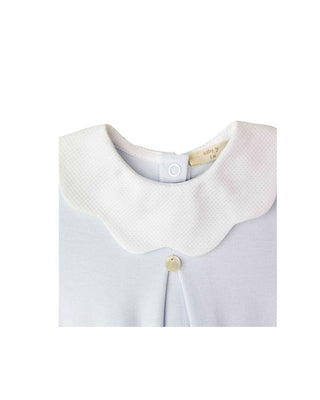 baby gi Tutina con collo in piquet PQ50M