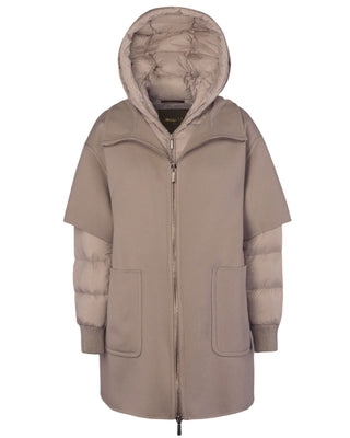 MooRER Giubbino Con Cappuccio FABULA In Misto Lana