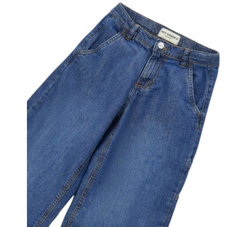 Roy Roger's Jeans Wide Leg In Denim Blu Da Bambina RG165