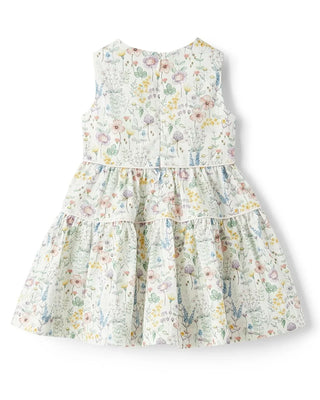 Il Gufo Abito Floreale P24VA319C4121 Smanicato