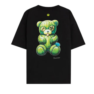 Barrow T-shirt Nera In Cotone Con Stampa S6BWUATH079-110